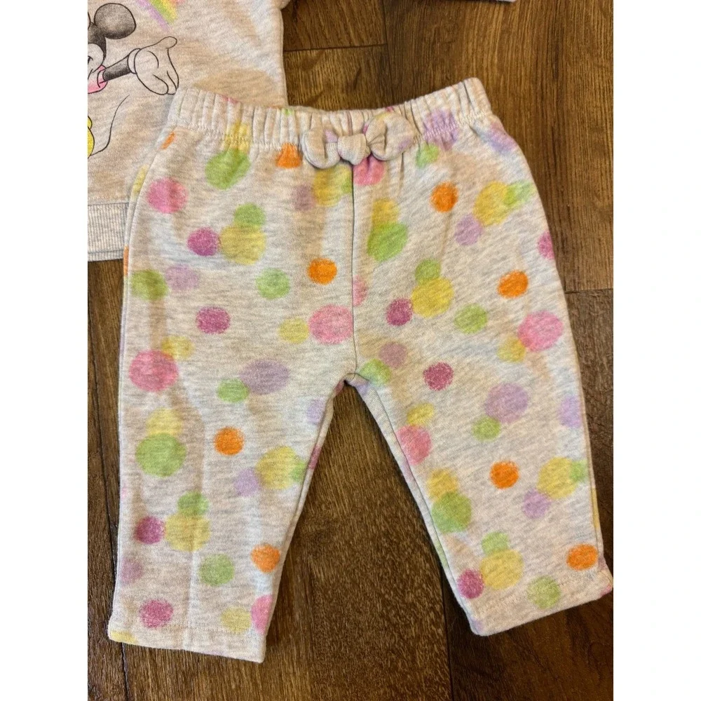 Disney Baby Girl 3-6 Months Sweatsuits‎ Minnie Mouse Princess Belle Shirts Pants